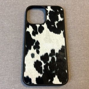 Black and White Cow Print Phone Case